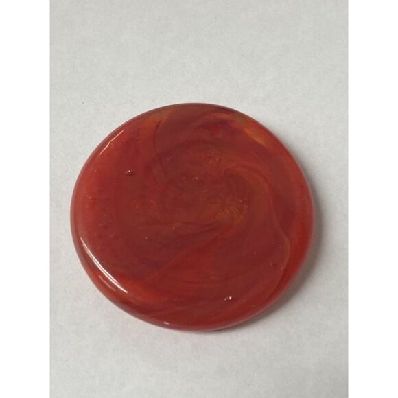 Red Art Glass Paperweight Glass Crab Oregon Coast Taft Art Studio #1 - Picture 4 of 6
